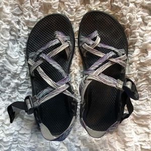 Women’s chaco’s — teal purple and gray